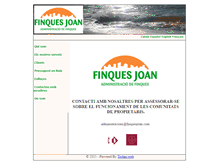 Tablet Screenshot of finquesjoan.com